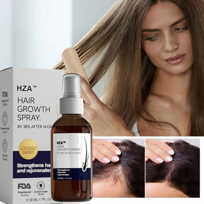 🌿 Spray Natural HZA™ para o Crescimento Capilar
