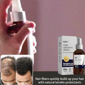 🌿 Spray Natural HZA™ para o Crescimento Capilar